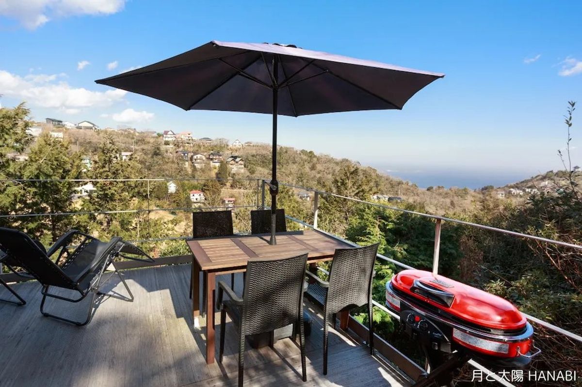 Dining space on the terrace. Perfect for BBQs and special gatherings around the table.