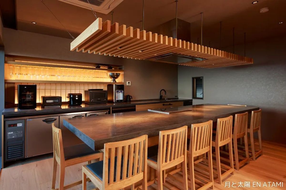In our modern-designed kitchen, cooking with your own ingredients is smooth and easy.