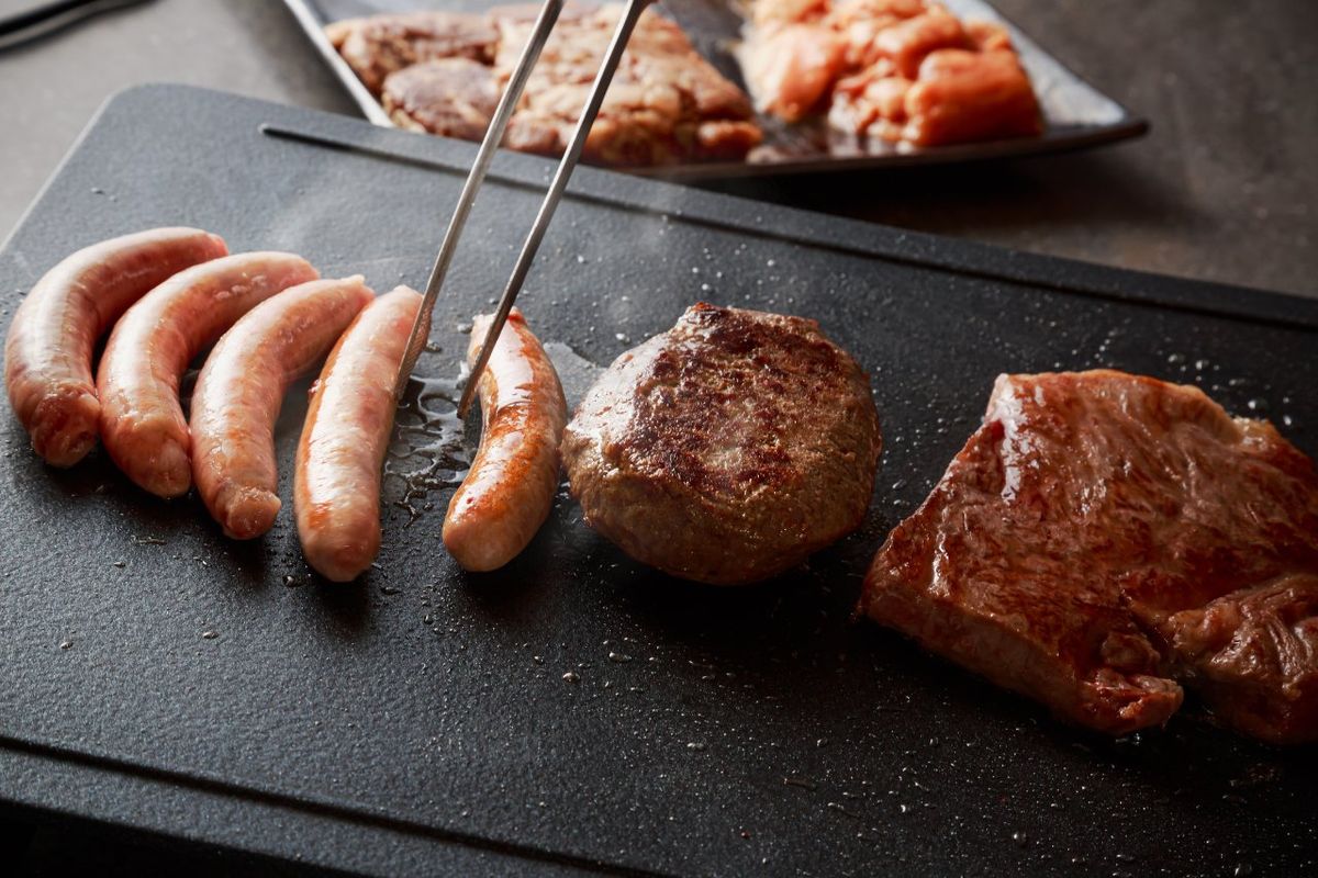 Freshly grilled meat dishes. The time spent finishing them on the grill becomes a memory of the journey.