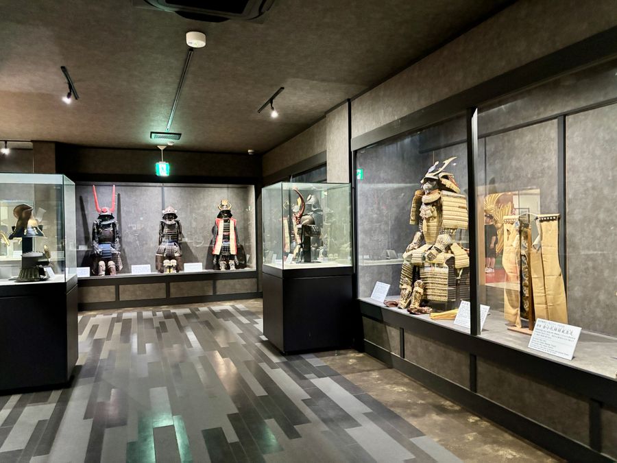 Armor display at the Samurai Culture Museum