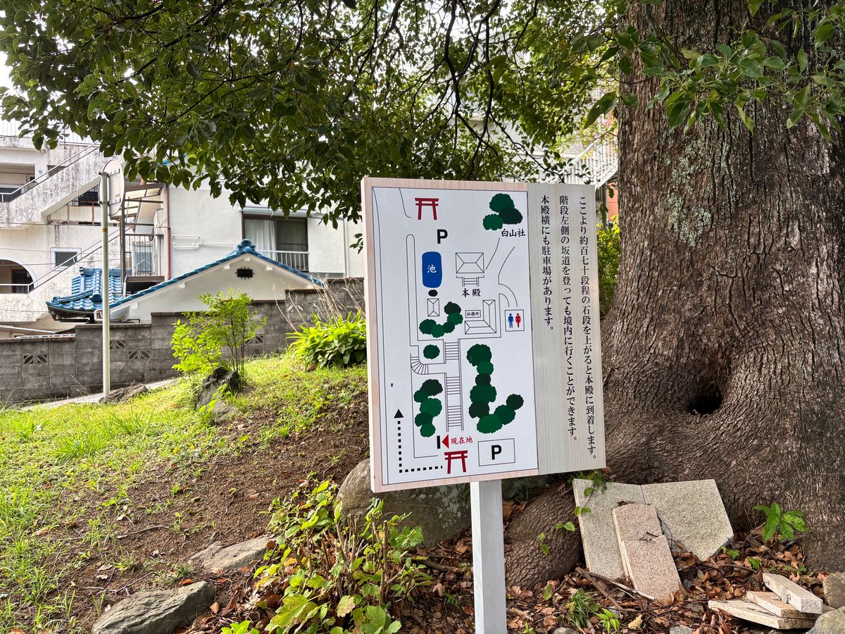 駐車場の案内図