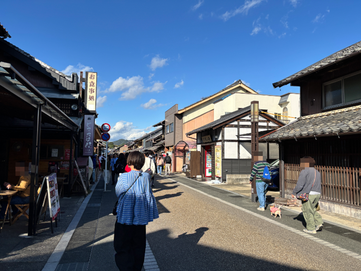 犬山城下町の通り
