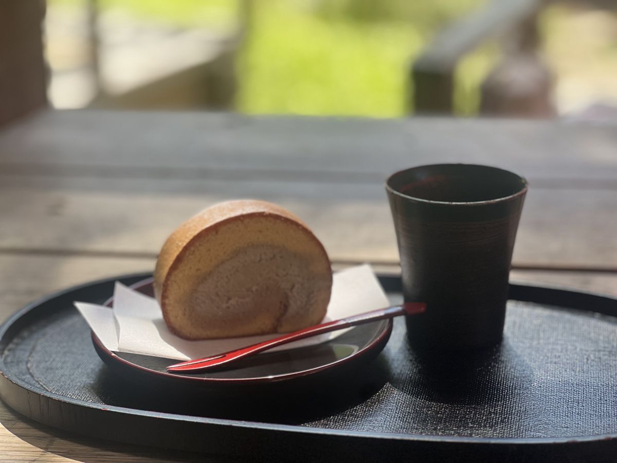 川床のスイーツ