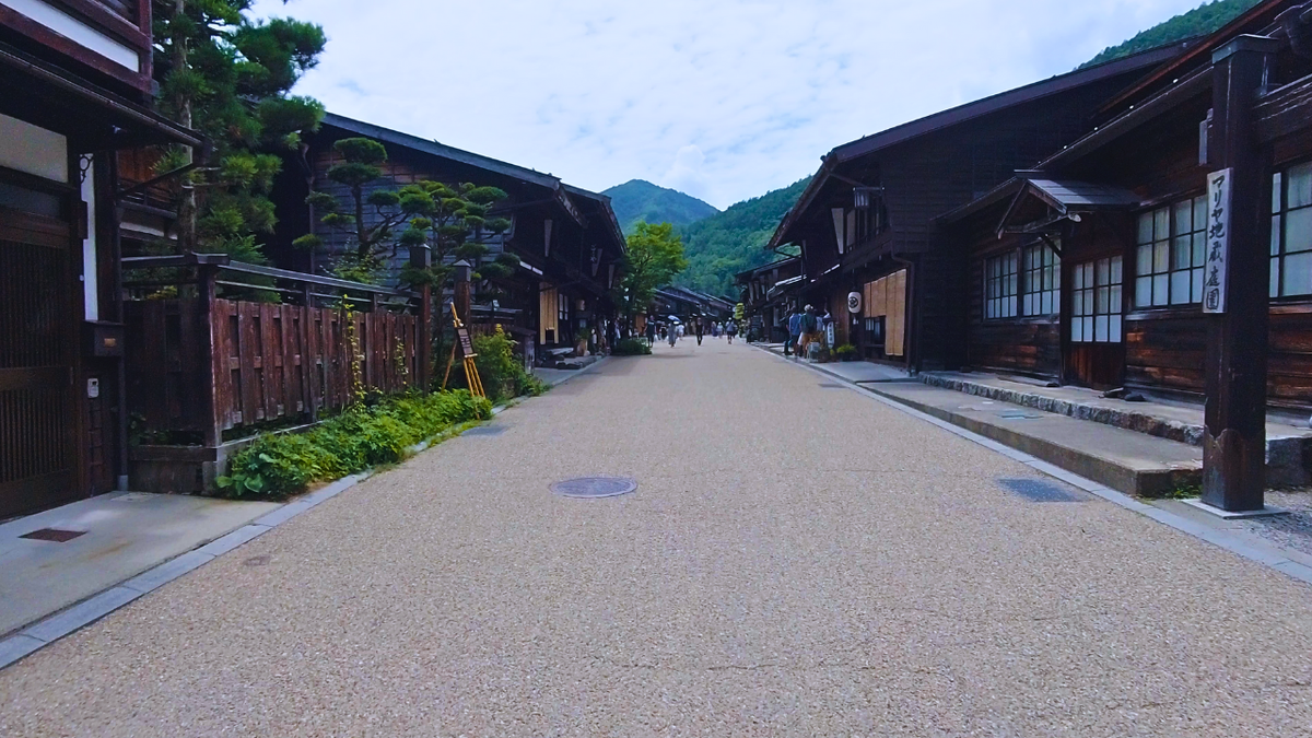 Narai juku in the morning