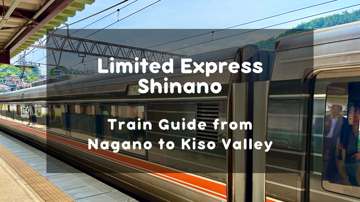 Limited Express Shinano: from Nagoya & Nagano to Kiso Valley