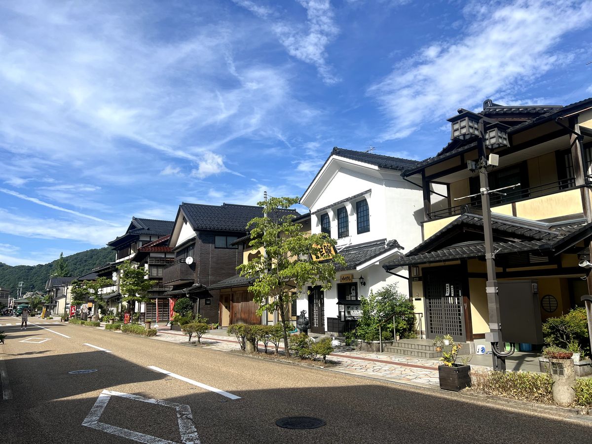 ゆげ街道の景色